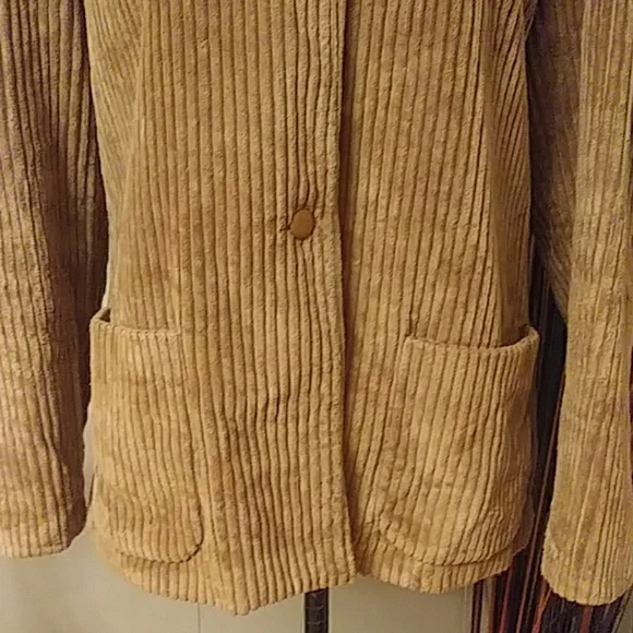 Chaus Tan Jacket Sz 14 - Picture 4 of 5